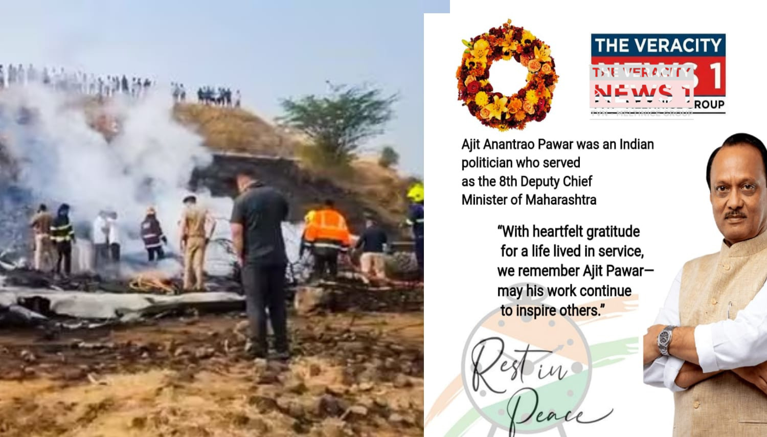 Maharashtra Deputy CM Ajit Pawar Killed in Pune Plane Crash